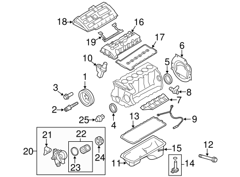 2008 Bmw 328I Engine Parts Diagram