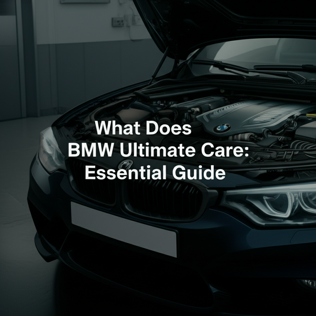 Generate a high-quality, relevant image prompt for an article about: What Does BMW Ultimate Care Cov