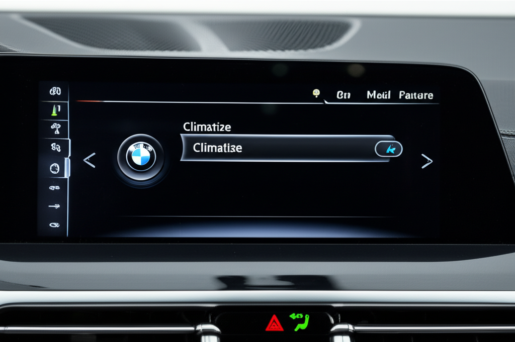 Generate a high-quality, relevant image prompt for an article about: What Does Climatize Do BMW: Gen